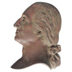 19th Century Bronze Plaque of George Washington 2