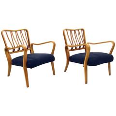 Two 1950s "Linden" Lounge Chairs by G A Jenkins