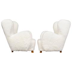 Flemming Lassen "Attributed" Pair of Easy Chairs 