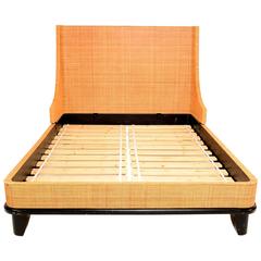 Queen Size Bed in Cane