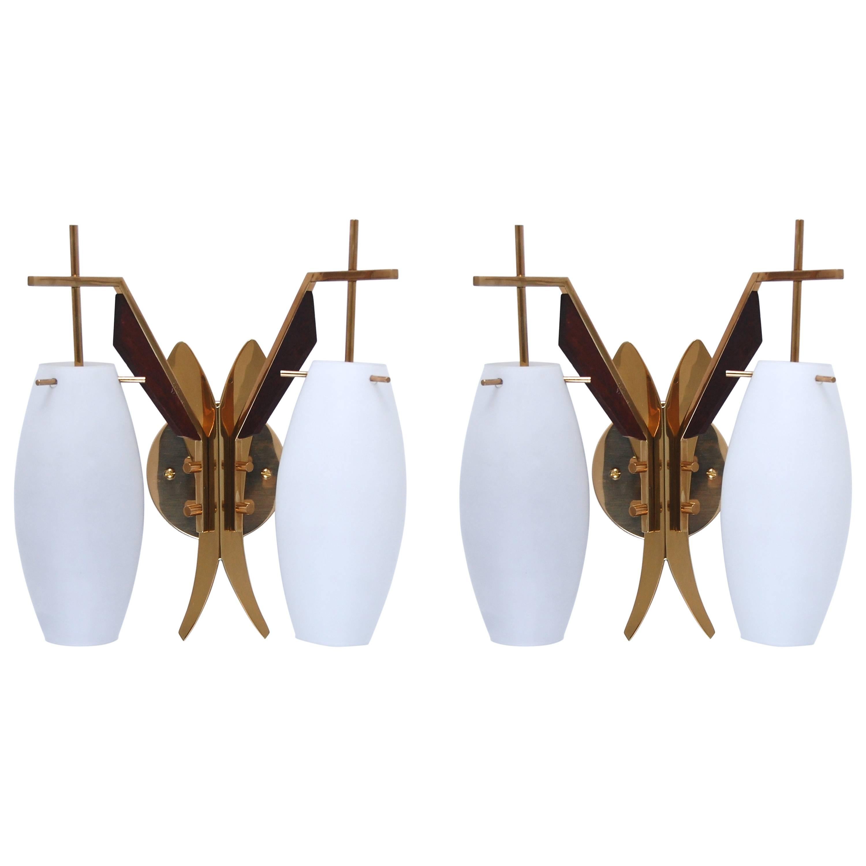 Double Bombe Sconces from Italy