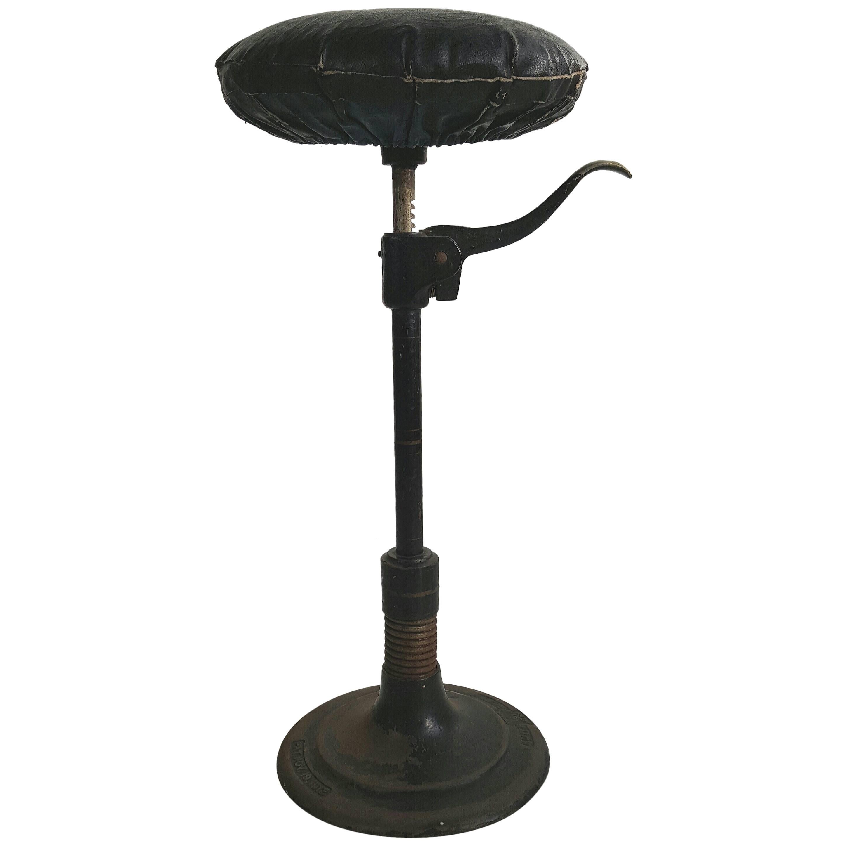 Industrial Dentists Stool by Smith PGH of Philadelphia USA 