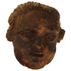 Italian Carved Wood Fragment of a Cherub, 18th Century 8