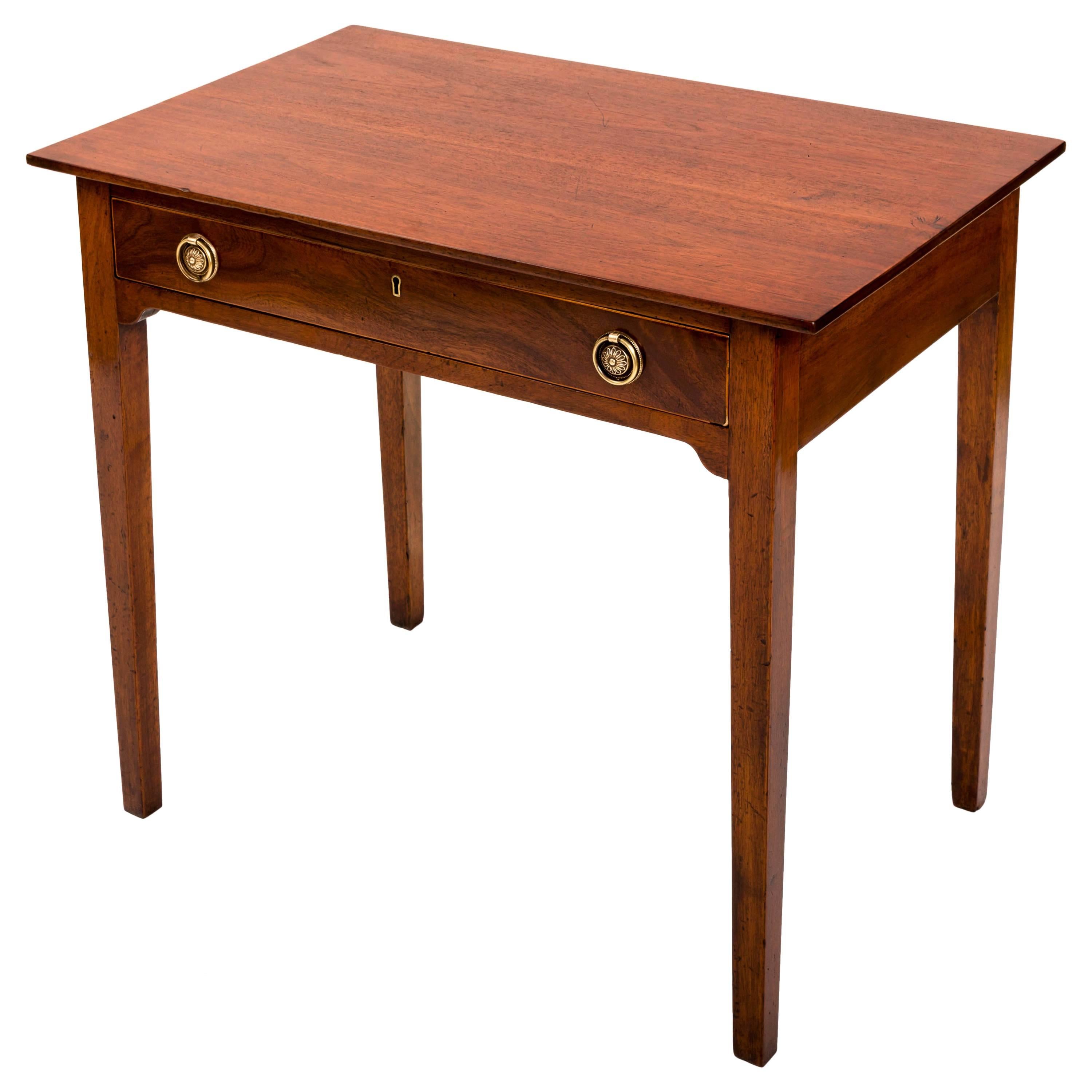 19th Century Mahogany Edwards & Roberts Side Table, England, circa 1895 For Sale