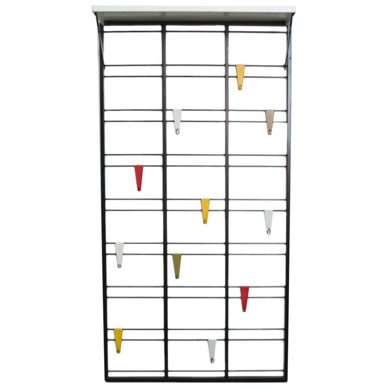 Pilastro Wall Mount Coat Rack at 1stdibs