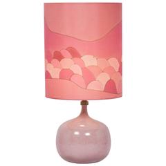 Glazed Ceramic Table Lamp by Jacques et Dani Ruelland