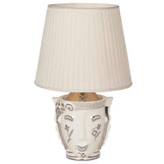 Porcelain Table Lamp by Primavera, French, 1930s