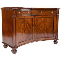 Regency Concave Two-Door Sideboard Cabinet