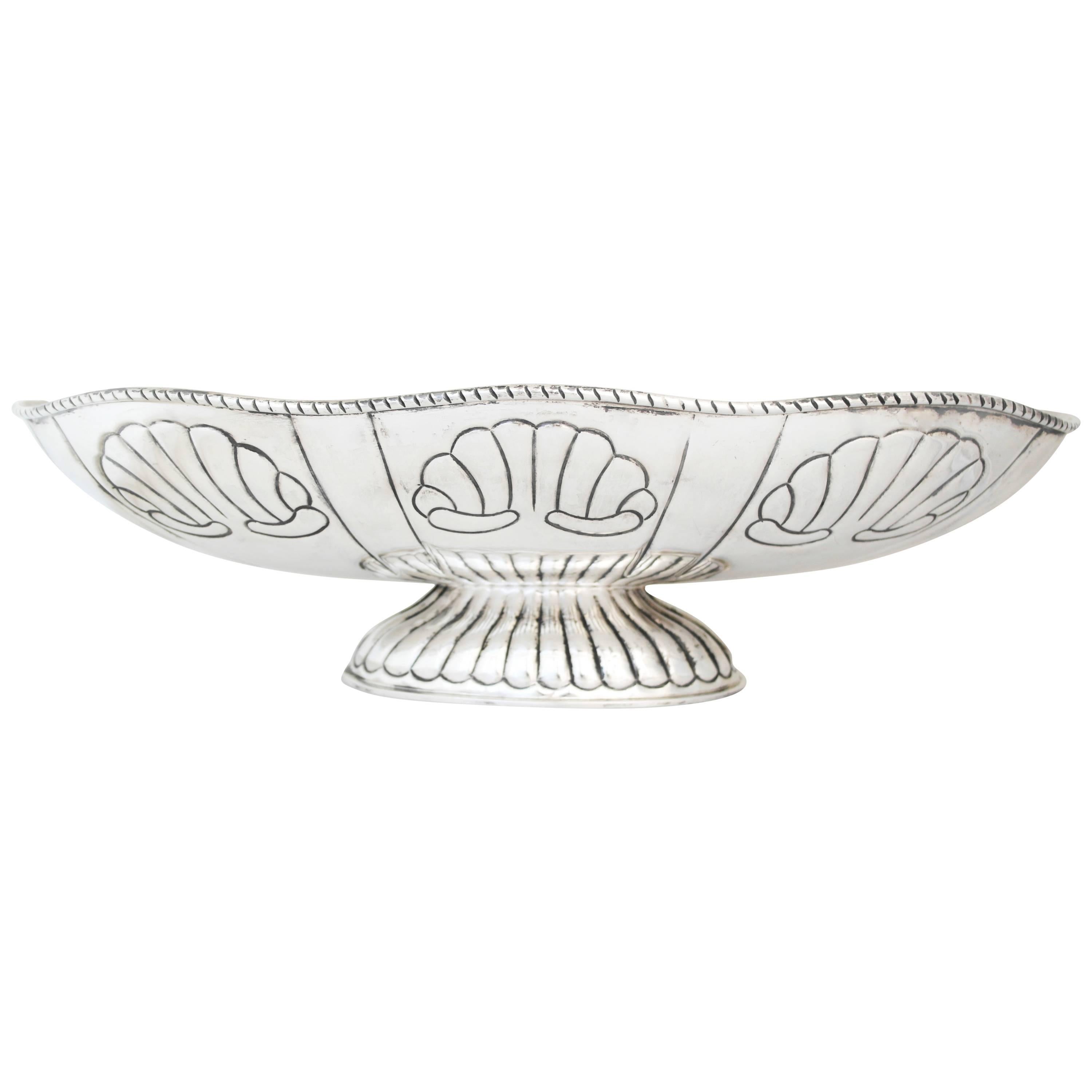 Large Tane (Tiffany of Mexico) Sterling Silver Centerpiece Bowl For Sale