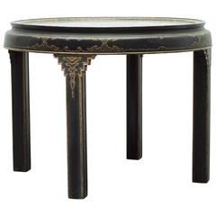 A Marble Chinoiserie Art Deco Table by Peter Baumann