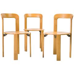 Set of Three Rey Chairs by Bruno Rey from 1971 1