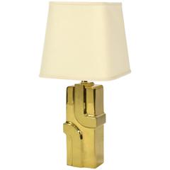 1970s Brass Table Lamp 9
