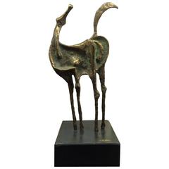Bronze Horse Sculpture by Curtis Jere, 1970