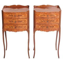 Louis XV Style French Nightstands.