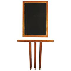 Art Deco cubist console and mirror