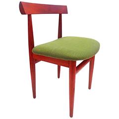 1950s Danish Modern Solid Teak Side Chair Design by Hans Olsen for Frem Rojle