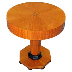 Tropical Olive Wood Pedestal Table by Gregg Lipton