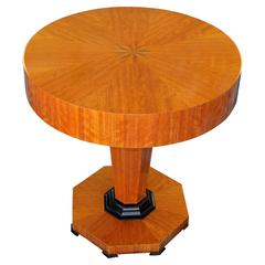 Tropical Olive Wood Pedestal Table by Gregg Lipton 4