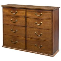 English Antique Georgian Mahogany Eight-Drawer Chest, circa 1780 8