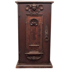 Italian Walnut Single-Door Cabinet Italian Walnut Single-Door Cabinet