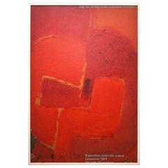 Mid-20th Century Framed Advertisement Board From Switzerland 5
