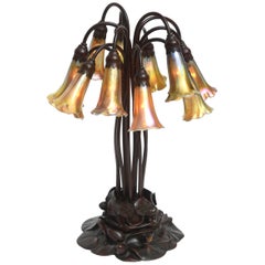 Tiffany Studios Twelve-Light Lilly Table Lamp