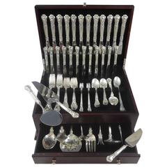 Chantilly by Gorham Sterling Silver Dinner Flatware Set for 12; 111 pieces
