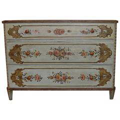 19th Century Hand-Painted Commode from Provence 