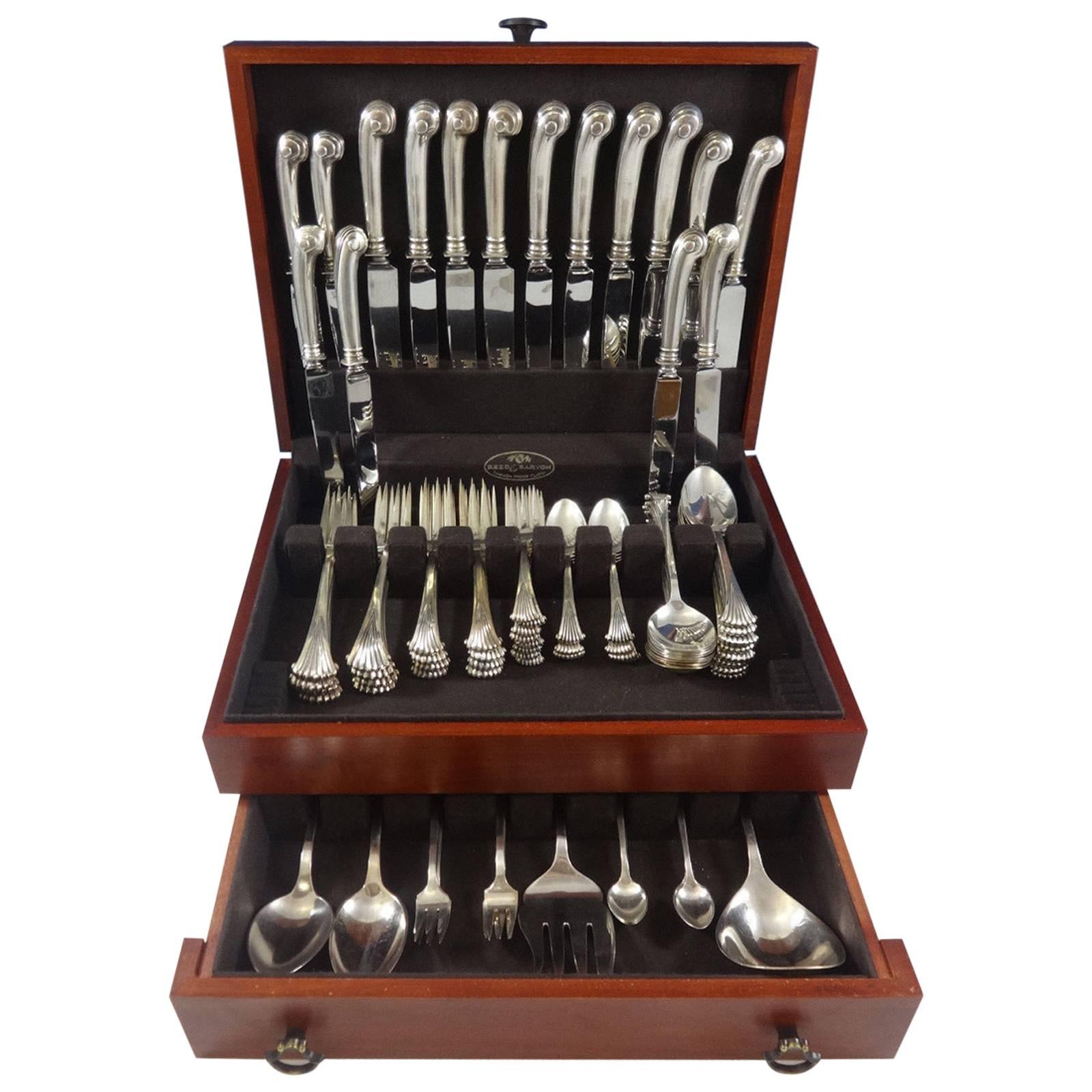 Onslow by Tuttle Sterling Silver Flatware Service for Eight