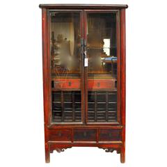 Chinese Ming Style Tapered Wine Cabinet