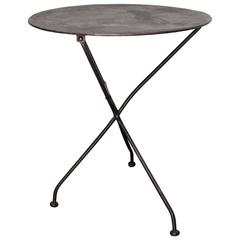 French Metal Folding Table