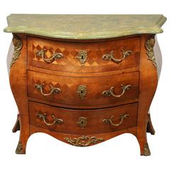 Antique Swedish Rococo Bombay Chest