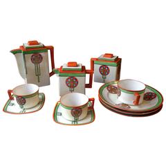 Art Deco Japanese Tea Set