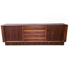 Danish Modern Rosewood Credenza by Dyrlund for Maurice Villency 5