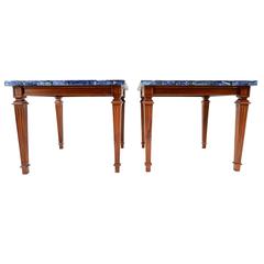 Pair of Robert and Mito Block Side Tables
