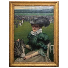 Antique At the Races Painting by Jef Leempoels