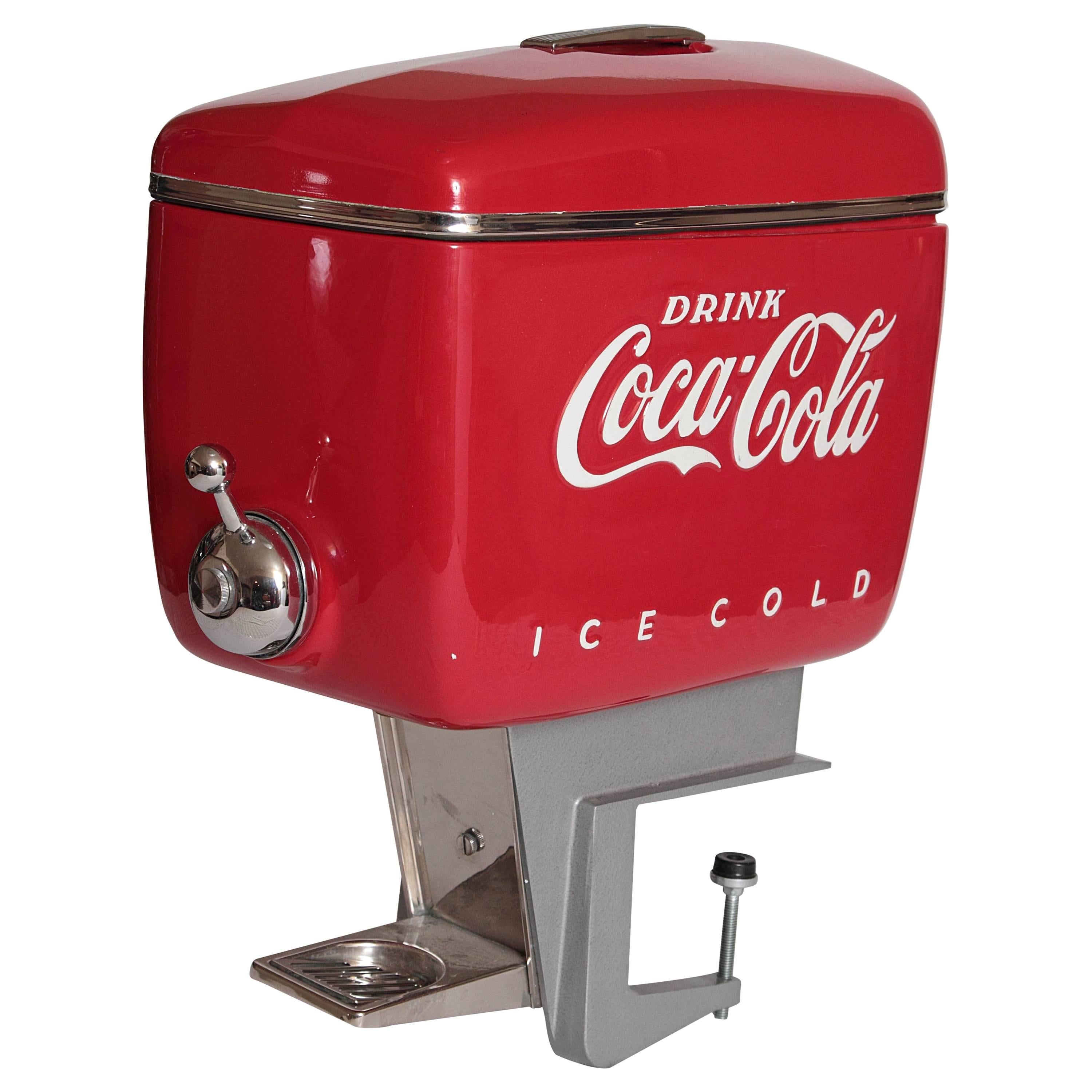 Machine Age Mid Century Pristine Raymond Loewy Dispenser for Coca Cola, 1948