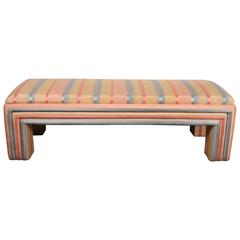 Upholstered Ottoman by Marge Carson