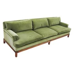 Generous Scaled Mid-Century Sofa in the Style of Edward Wormley Generous Scaled Mid-Century Sofa in the Style of Edward Wormley