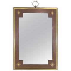 Hollywood Regency Style Wall Mirror in Manner of Parzinger