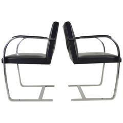 Pair of Brno Chairs, Mies Van Der Rohe for Knoll