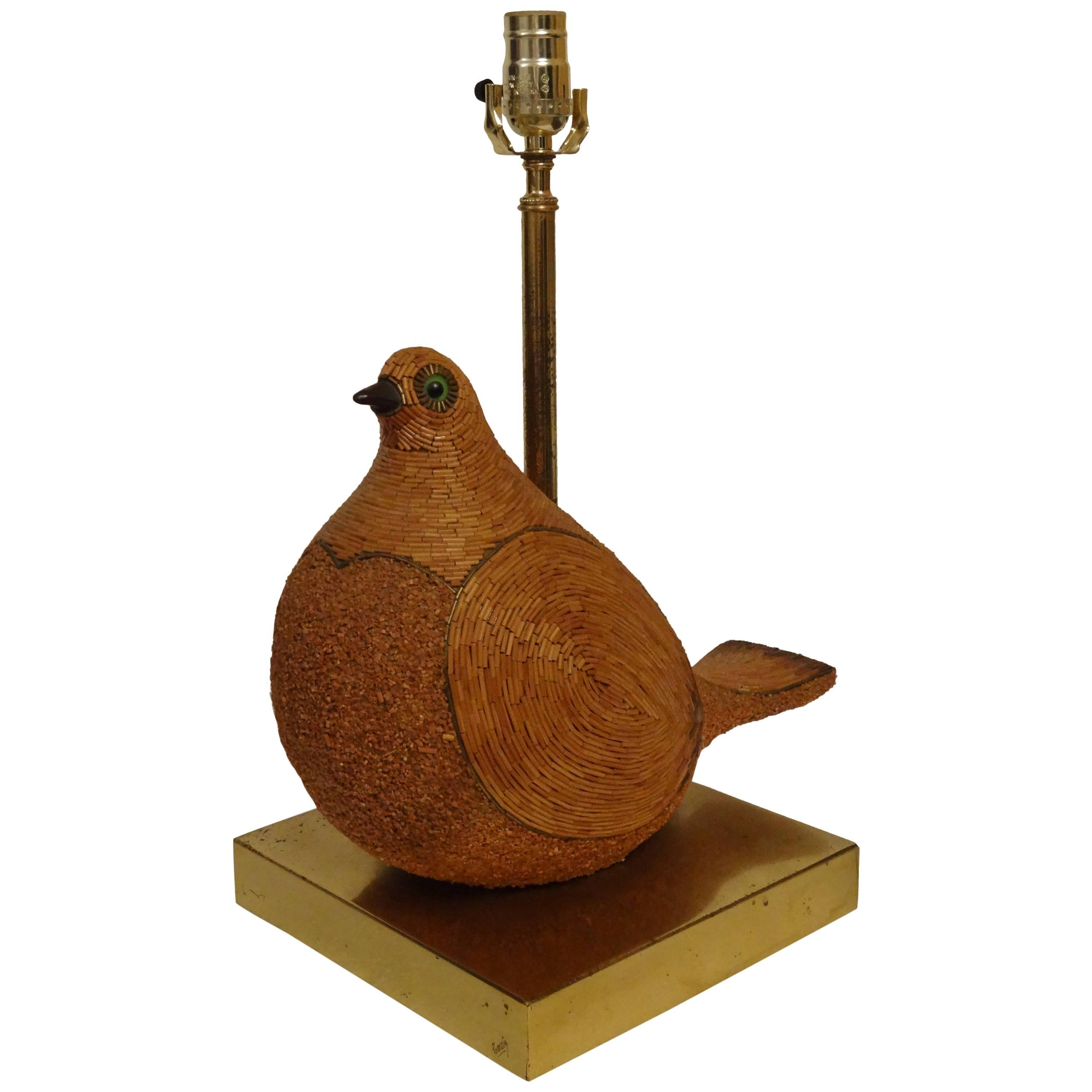 Italian  "Dove" Lamp For Sale