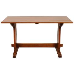 English Oak Arts and Crafts Table