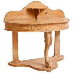 Antique English Washstand in Pine, circa 1880