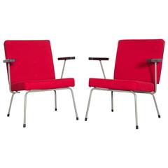 Pair of Wim Rietveld No. 9 Lounge Chairs