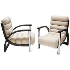 Jay Spectre, Pair of "Eclipse" Chairs