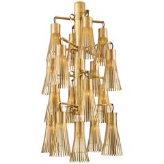 Golden Chandelier by Kam Tin
