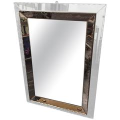 1950s Italian Bevelled Mirror