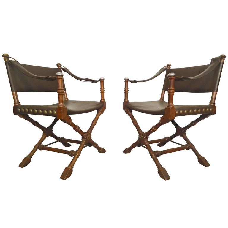 Safari Style Chairs by Drexel For Sale at 1stdibs