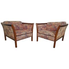 Curved-Arm Lounge Chairs 8